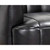 Sunpan Tadeo Swivel Lounge Chair - Rustic Oak - Vintage Black Night Leather