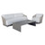 Sunpan Allariz Sofa - Greige - Stinson White