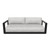 Sunpan Tavira Sofa - Charcoal - Lanikai Salt And Pepper