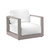 Sunpan Tavira Armchair - Greige - Stinson White