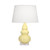 Small Triple Gourd Table Lamp - Butter