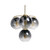 Sunpan Kamara Chandelier - Brass