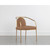Sunpan Cicero Dining Armchair - Milliken Cognac