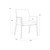 Sunpan Bernadette Dining Armchair - Bravo Admiral