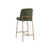 Sunpan Zeke Counter Stool - Antique Brass - Bergen Olive