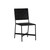 Sunpan Omari Dining Chair - Black Leather - Set Of 2