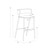 Sunpan Keanu Barstool - Antique Gold