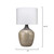 Jamie Young Damsle Glass Table Lamp - Silver - Large