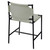 Jamie Young Asher Leather Dining Chair - Grey