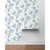 NextWall Sketched Floral - Blue