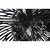 Phillips Collection Flower Wall Art - Medium - Black - Metal