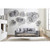 Phillips Collection Flower Wall Art - Small - Gray - Metal