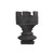 Phillips Collection Rook Chess Sculpture - Cast Stone Black