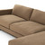Four Hands Everly 2 - Piece Sectional - Right Chaise - 70" - Antwerp Cafe (Closeout)
