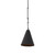 Four Hands Grazia Small Pendant - Matte Black Plaster (Closeout)