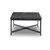 Four Hands Hammered Iron Coffee Table - Charcoal Marble - Hammered Black Iron