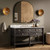 Four Hands Toulouse Single Wide Vanity - Satin Black Veneer