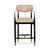Interlude Home Cidra Counter Stool - Matte Black