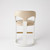 Global Views Delia Counter Stool - White Burl