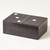 Global Views Dominoes Box - Black w - White Dots - Lg