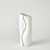 Global Views Loose Stripe Vase - Platinum - Sm (Closeout)