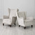 Global Views Lounge Chair - Wide Wale Corduroy - Smoke