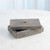 Global Views Posh Box - Grey Suede - Lg