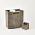 Global Views Posh Pencil Cup - Grey Suede