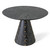 Global Views Spheres Center Table - Ebony Cerused Oak - 40 Dia
