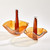 Studio A Andromeda Vase - Dark Amber - Sm