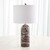 Studio A Callanish Marble Lamp - Maroon - Lg