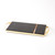 Studio A Cosmopolitan Crescent Box - Polished Brass - Black Marble