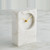 Studio A Marble Tower Clock - Black - Grey