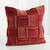 Studio A Woven Pillow - Brick Red