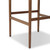 Four Hands Jazelle Bar Stool - Taupe Shearling
