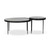 Four Hands Yoko Nesting Tables - Moss Cast Glass