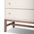 Four Hands Fiona 6 Drawer Dresser - Ivory Painted Raffia
