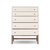 Four Hands Fiona Tall Dresser - Ivory Painted Raffia