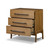Four Hands Rosedale 3 Drawer Dresser - Amber Oak Veneer