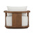 Four Hands Tahana Outdoor Swivel Chair