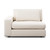 Four Hands BYO: Bloor Sectional - Laf Piece - Crypton Nomad Marshmallow