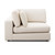 Four Hands BYO: Bloor Sectional - Corner Piece - Crypton Nomad Marshmallow