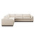 Four Hands Colt 3-Piece Sectional - Crypton Nomad Snow