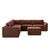 Four Hands Colt 3-Piece Sectional + Ottoman - Surrey Auburn