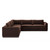 Four Hands Colt 3-Piece Sectional - Surrey Cocoa