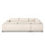 Four Hands Grant 5 Piece Sectional With Arms - 174" - Ashby Oatmeal