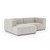 Four Hands Langham Channeled 2-Piece Sectional - Left Arm Facing - Napa Sandstone