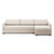 Four Hands Wickham 2-Piece Sectional - Right Storage Chaise - Crypton Nomad Snow
