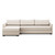 Four Hands Wickham 2-Piece Sectional - Left Storage Chaise - Crypton Nomad Snow