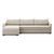 Four Hands Wickham 2-Piece Sectional - Left Storage Chaise - Savoy Parchment